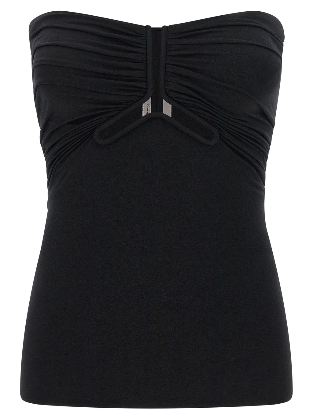 Rick Owens Black Nylon Tank Tops