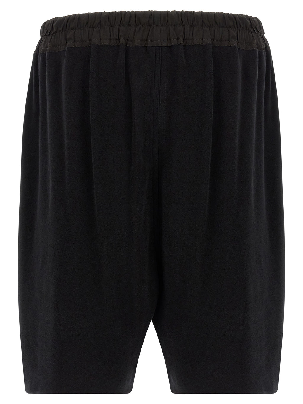 Rick Owens Black Cotton Bermuda Shorts