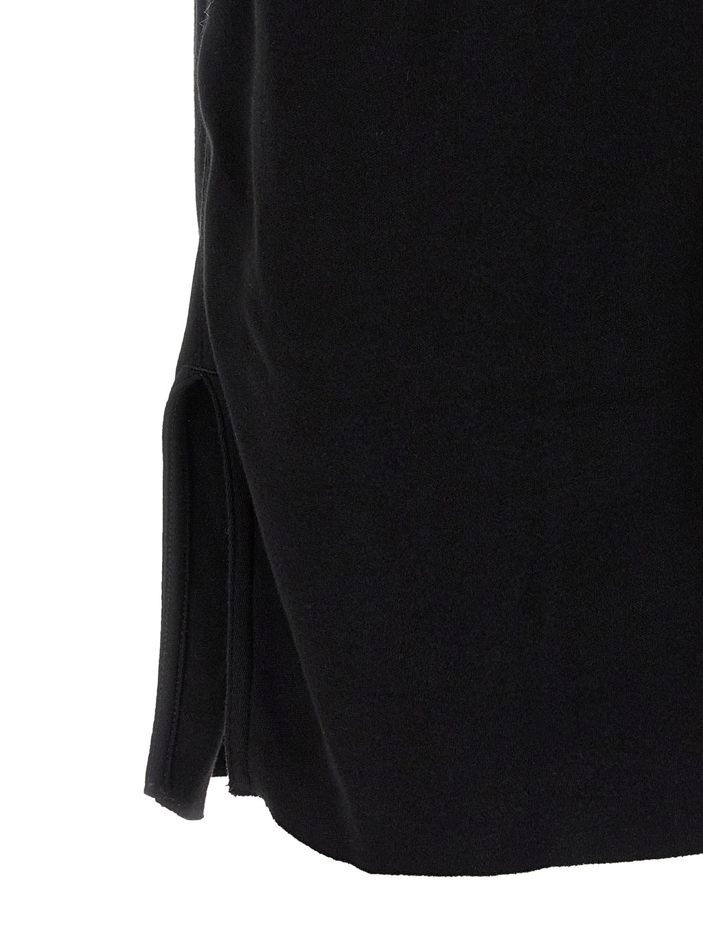 Rick Owens Black Cotton Bermuda Shorts