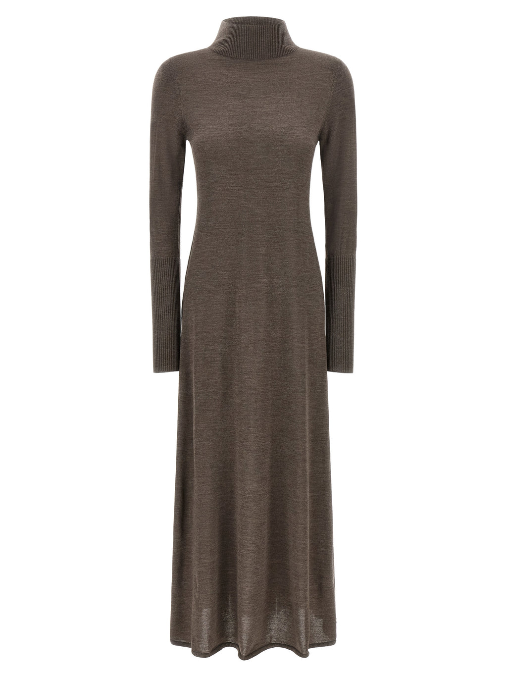 PINKO Beige Wool Long Dress