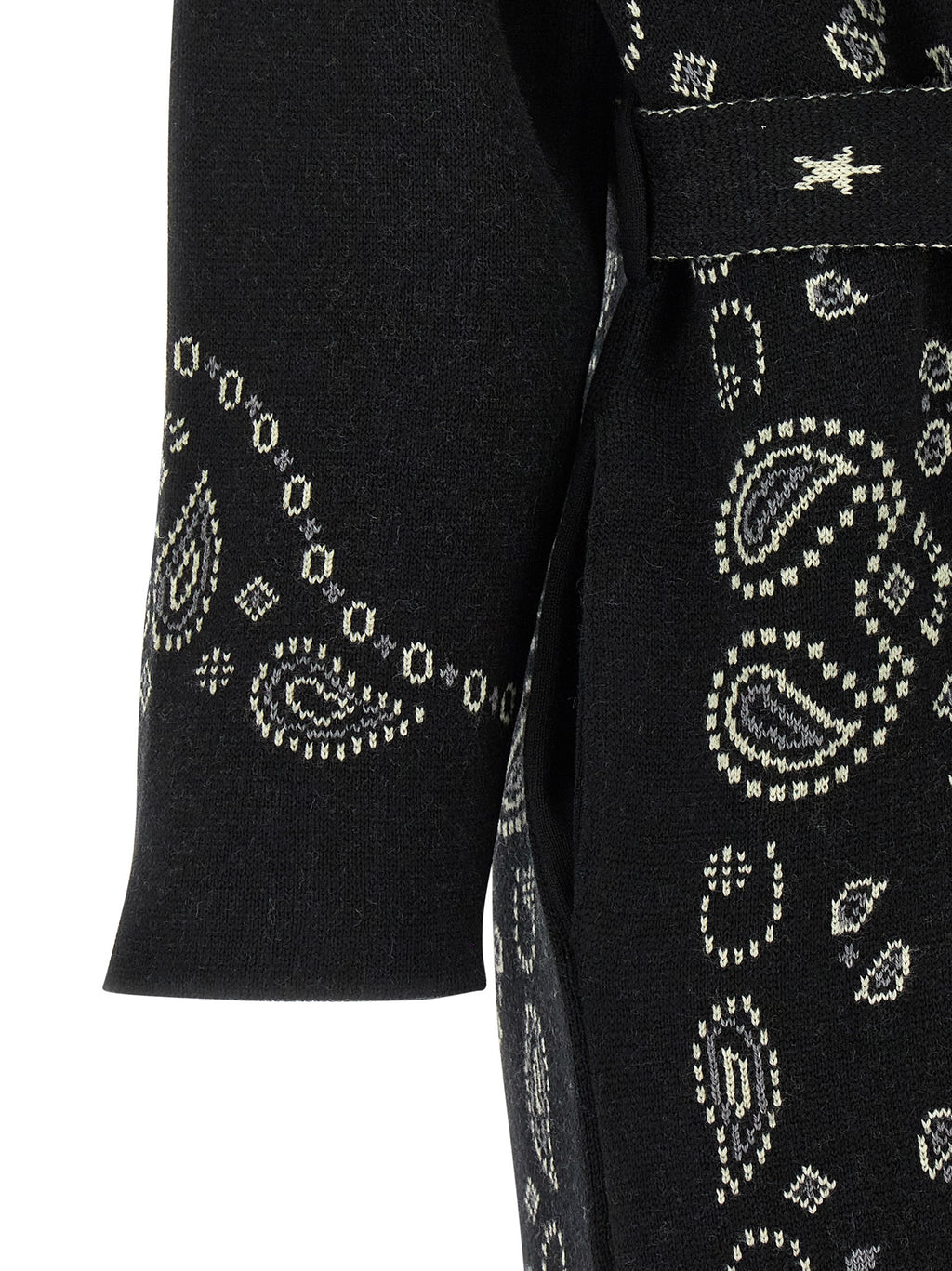 Alanui Black Virgin Wool Coat
