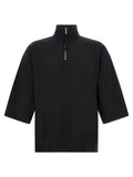 Thom Krom Black Cotton Sweatshirt