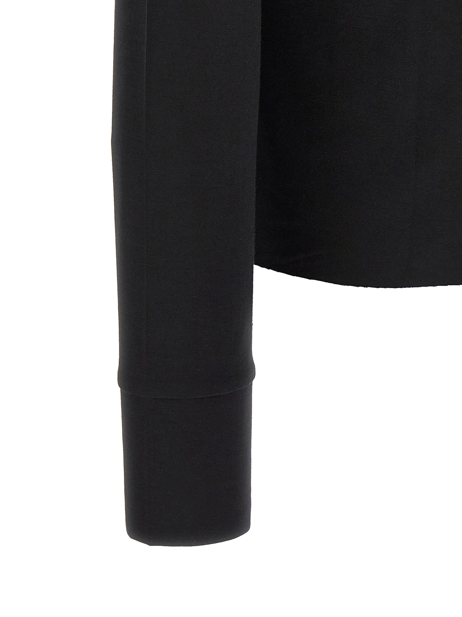 Thom Krom Black Viscose Cardigan