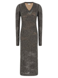 Brunello Cucinelli Gray Nylon Casual Dress