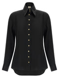 Khaite Black Acetate Blouse