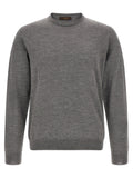 ZANONE Gray Virgin Wool Cardigan
