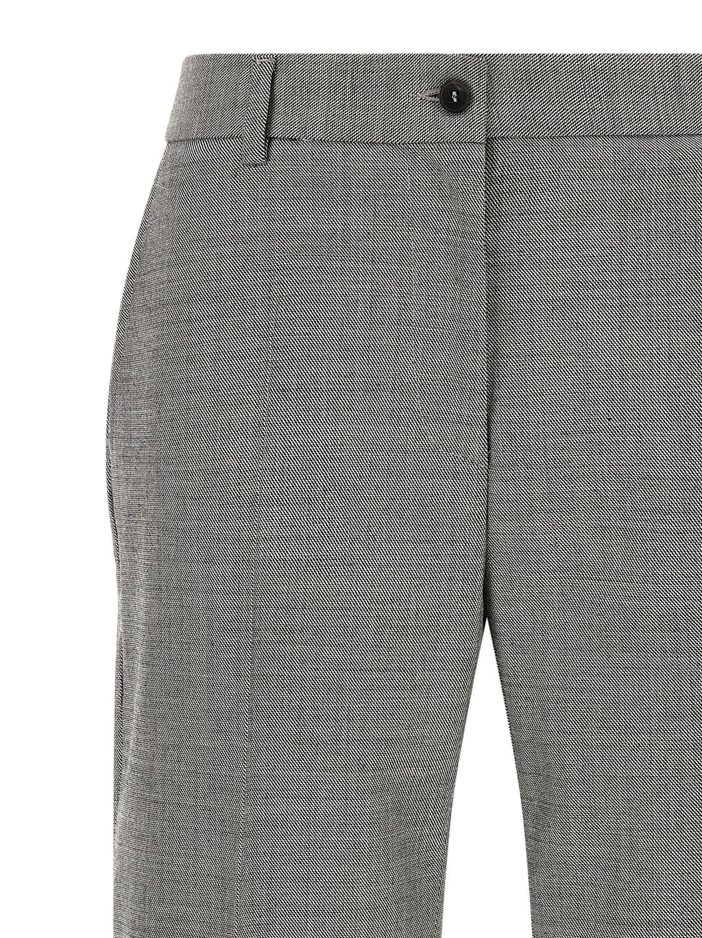 Alberto Biani Gray Wool Flared Pants