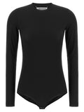 Maison Margiela Black Polyamide Bodysuit
