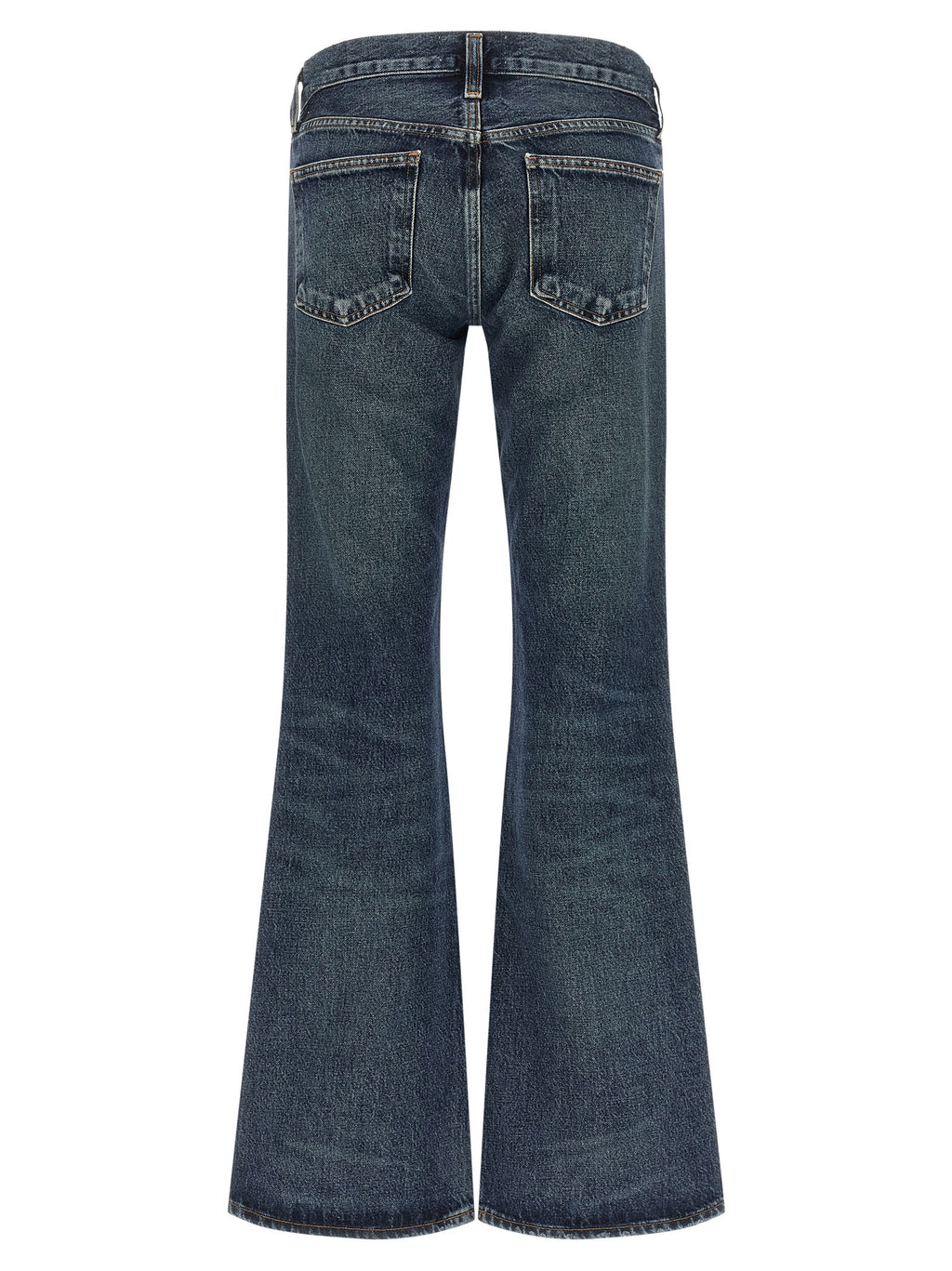 Agolde Blue Cotton Bootcut Jeans