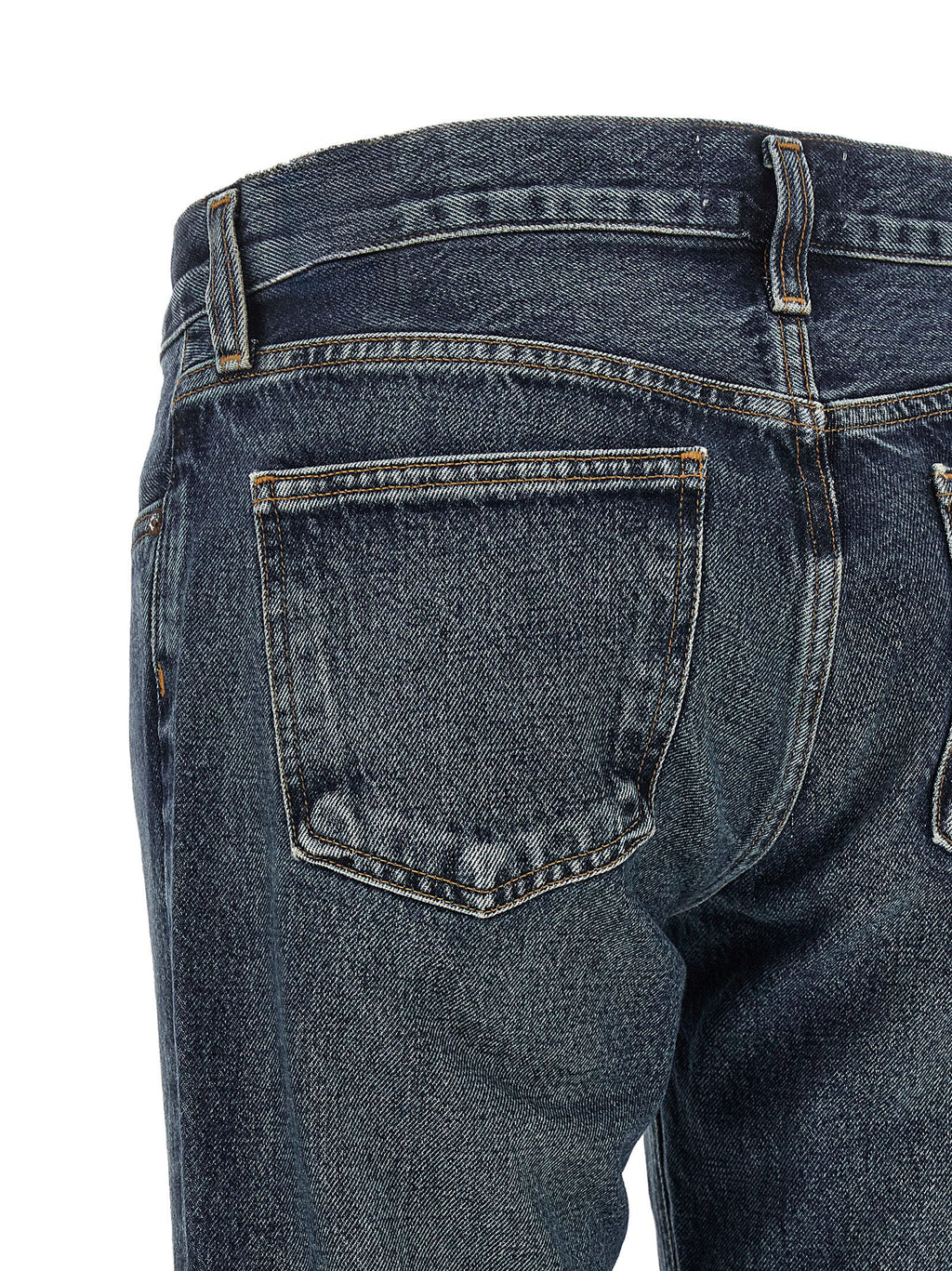 Agolde Blue Cotton Bootcut Jeans