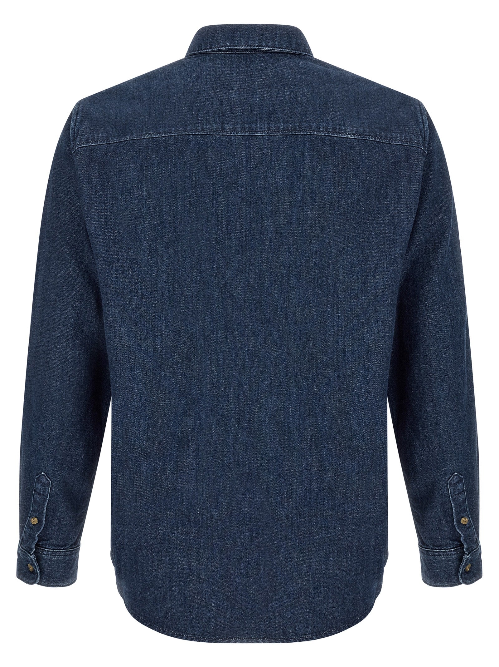 A.P.C. Blue Cotton Blouse