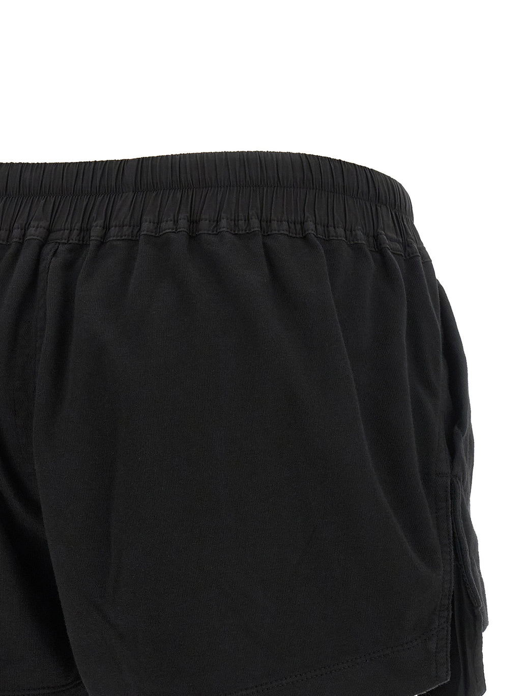 DRKSHDW Black Cotton Bermuda Shorts