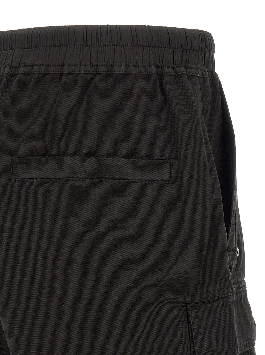 DRKSHDW Black Cotton Bermuda Shorts