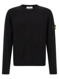 Stone Island Black Virgin Wool Cardigan