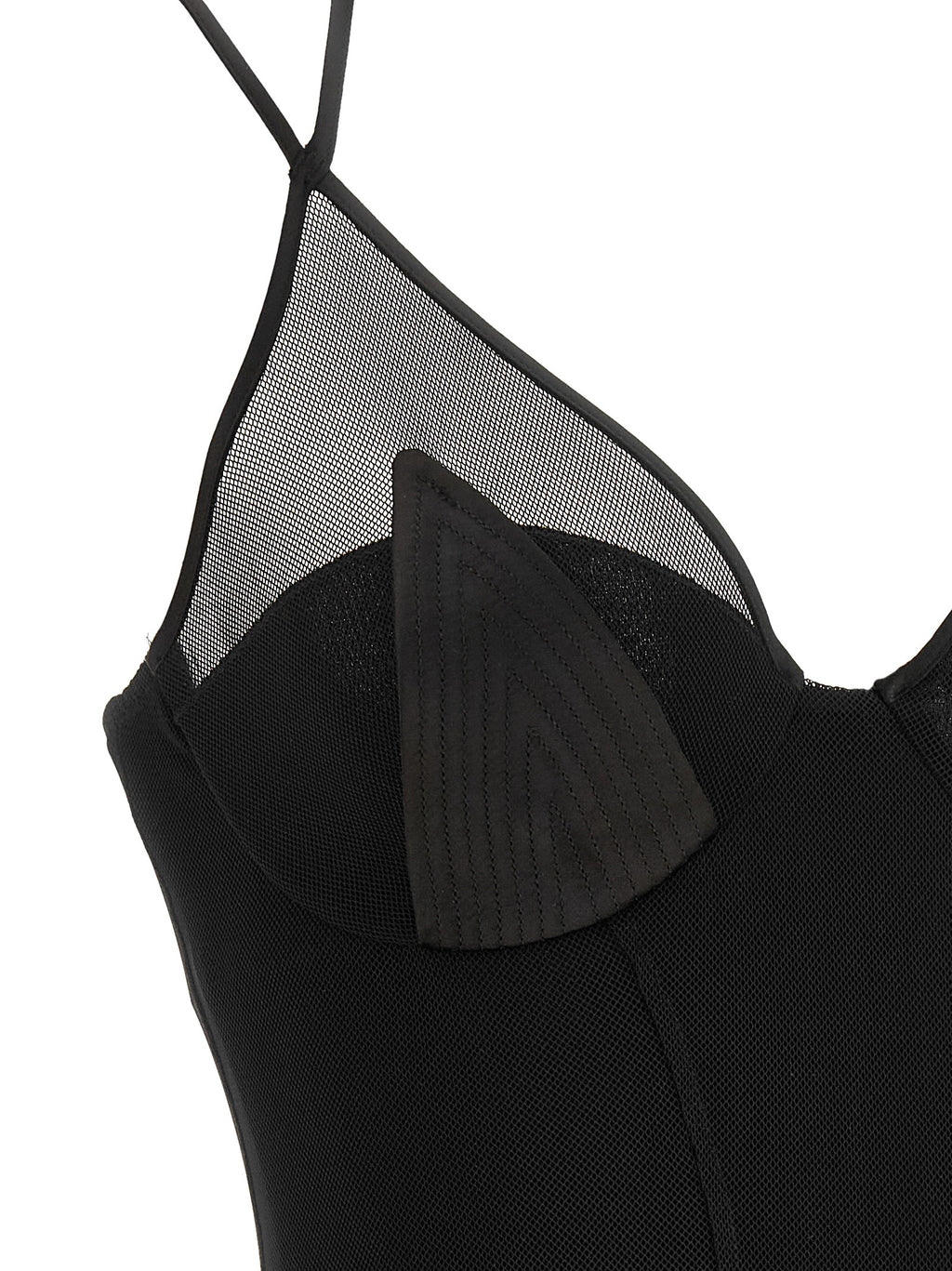 Elisabetta Franchi Black Polyamide Long Dress