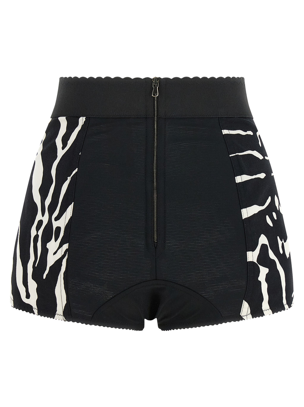 Dolce & Gabbana Bicolor Cotton Bermuda Shorts