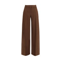 Ermanno Scervino Brown Viscose Flared Pants