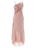 PINKO Multicolor Acetate Long Dress