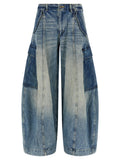 R13 Blue Cotton Jeans Denim