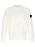 Stone Island White Cotton Sweatshirt