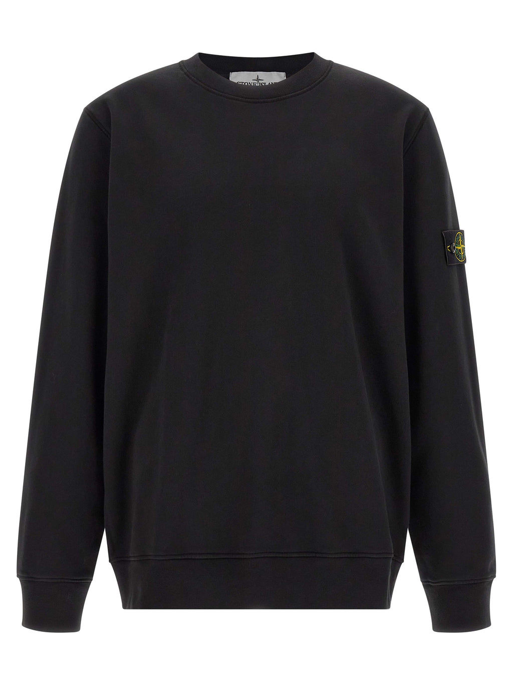 Stone Island Black Cotton Sweatshirt