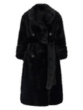 B&B COUTURE Black Polyester Coat