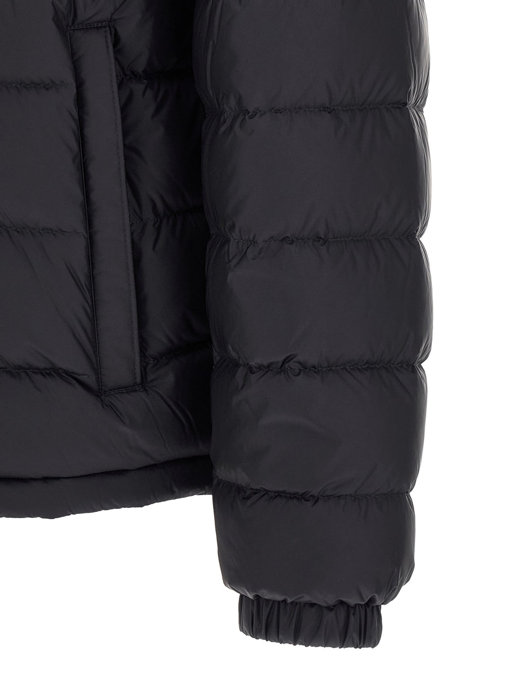 Moncler Blue Polyamide Full-Length Jacket