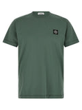 Stone Island Bicolor Cotton T-Shirt