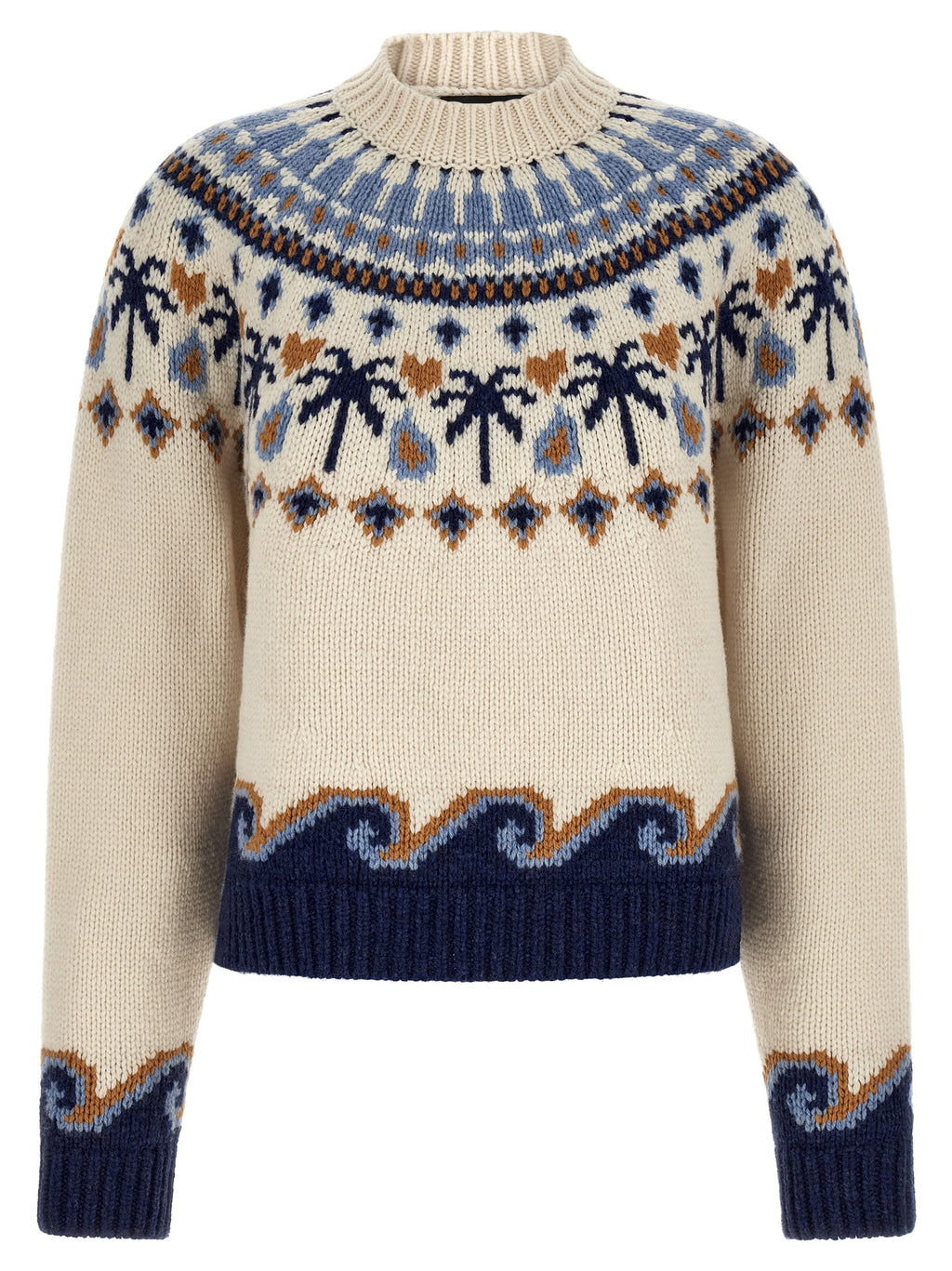 Alanui Multicolor Virgin Wool Cardigan