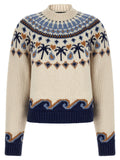 Alanui Multicolor Virgin Wool Cardigan