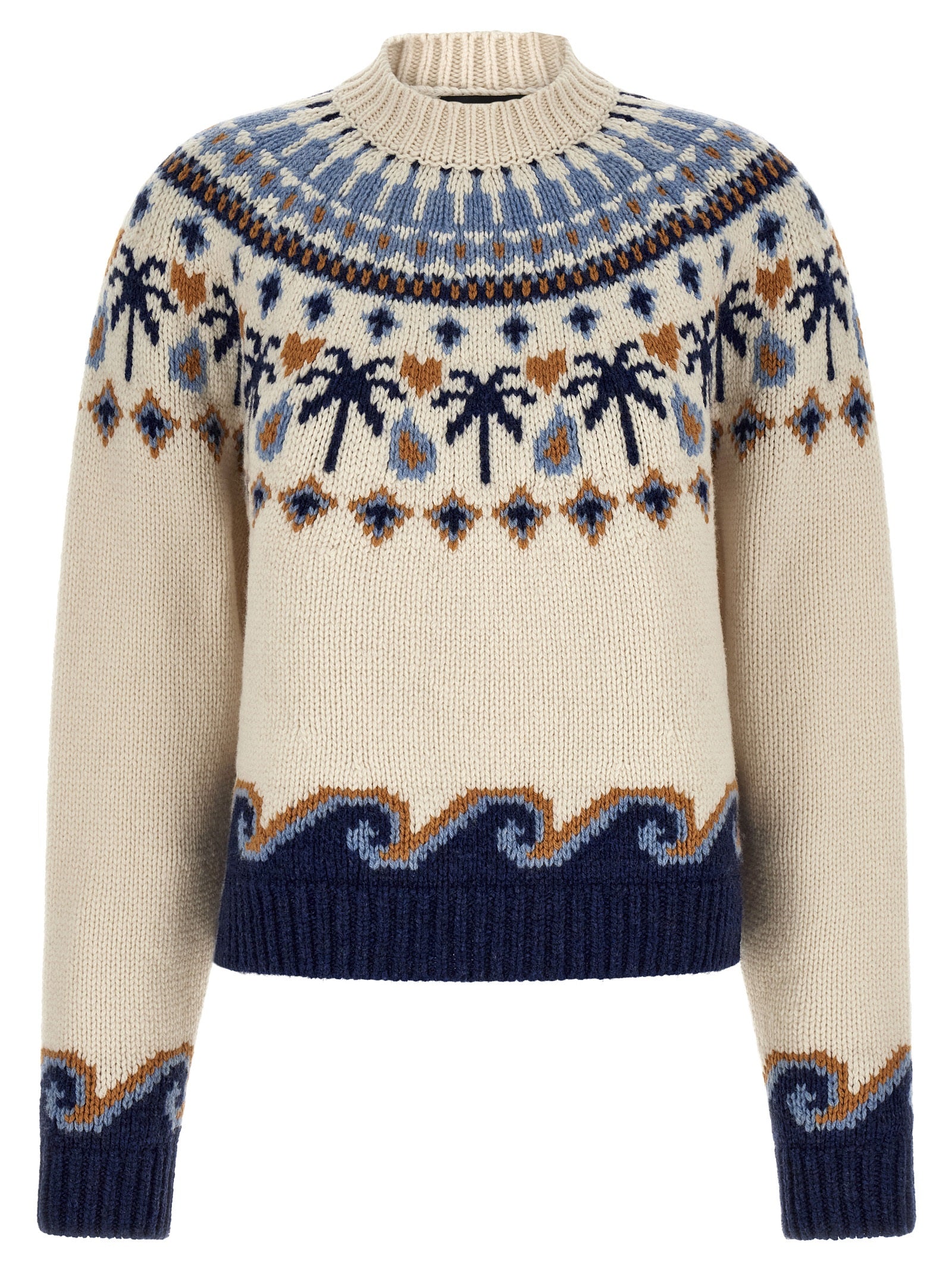 Alanui Multicolor Virgin Wool Cardigan