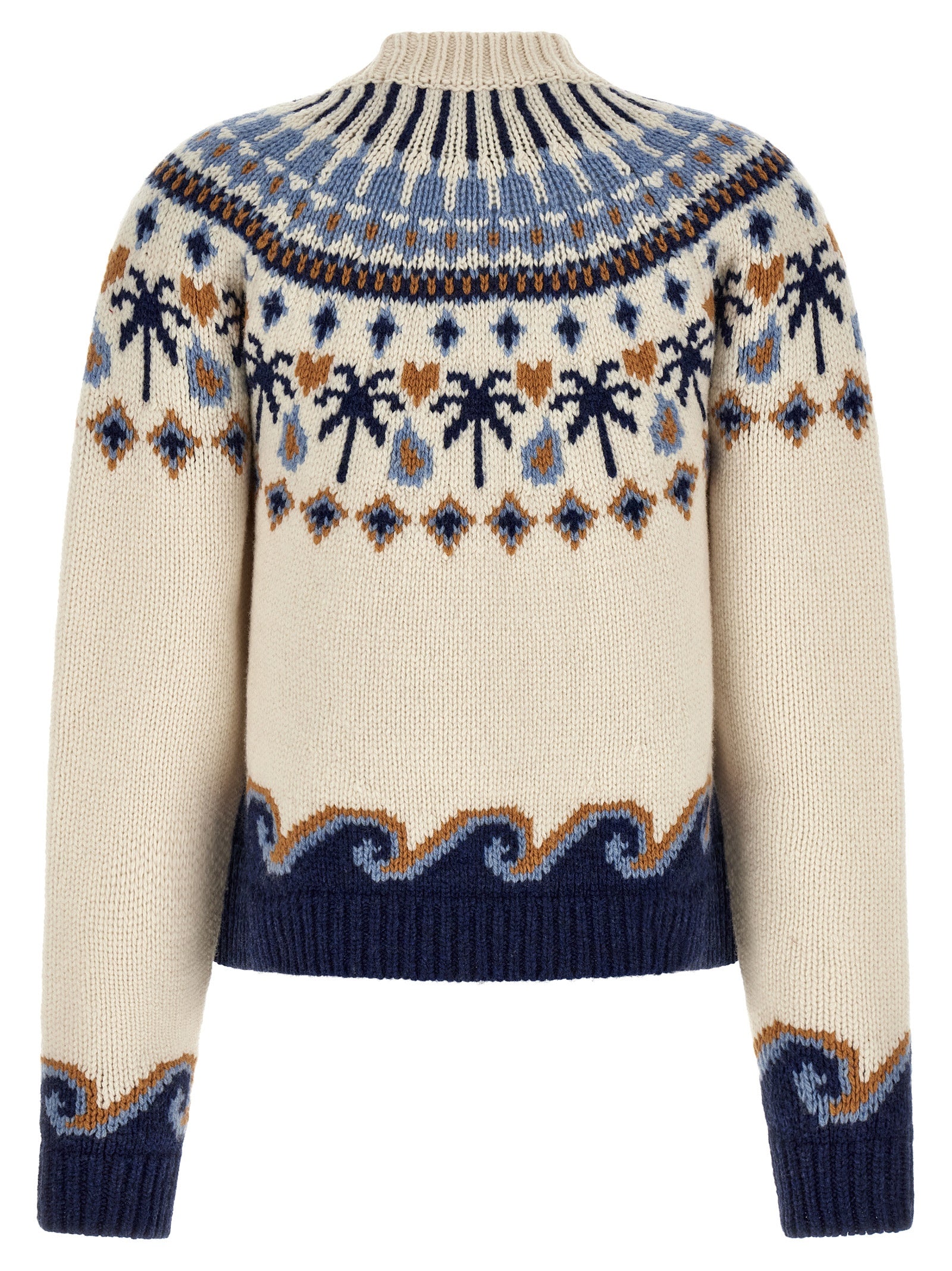Alanui Multicolor Virgin Wool Cardigan