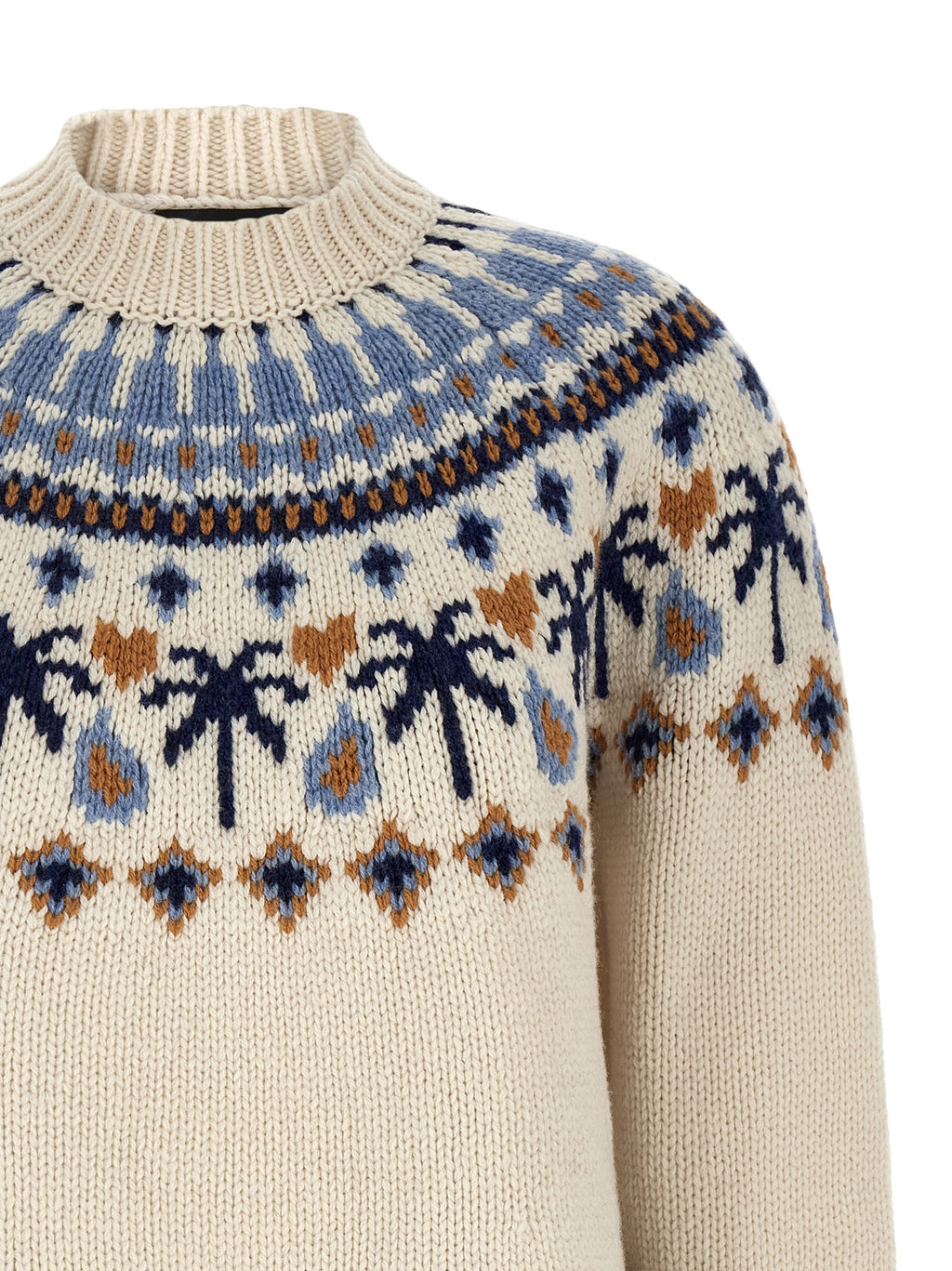 Alanui Multicolor Virgin Wool Cardigan