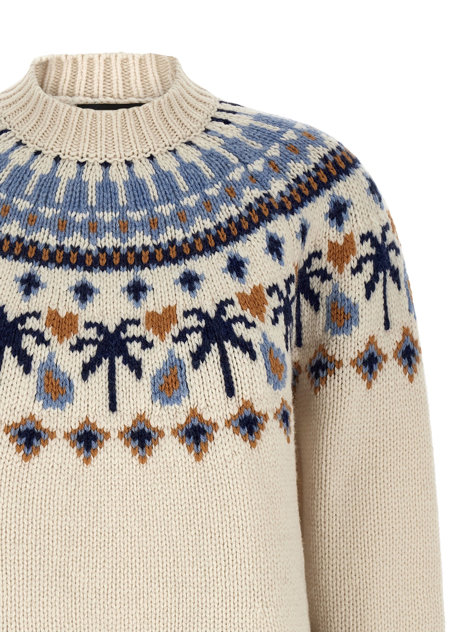 Alanui Multicolor Virgin Wool Cardigan
