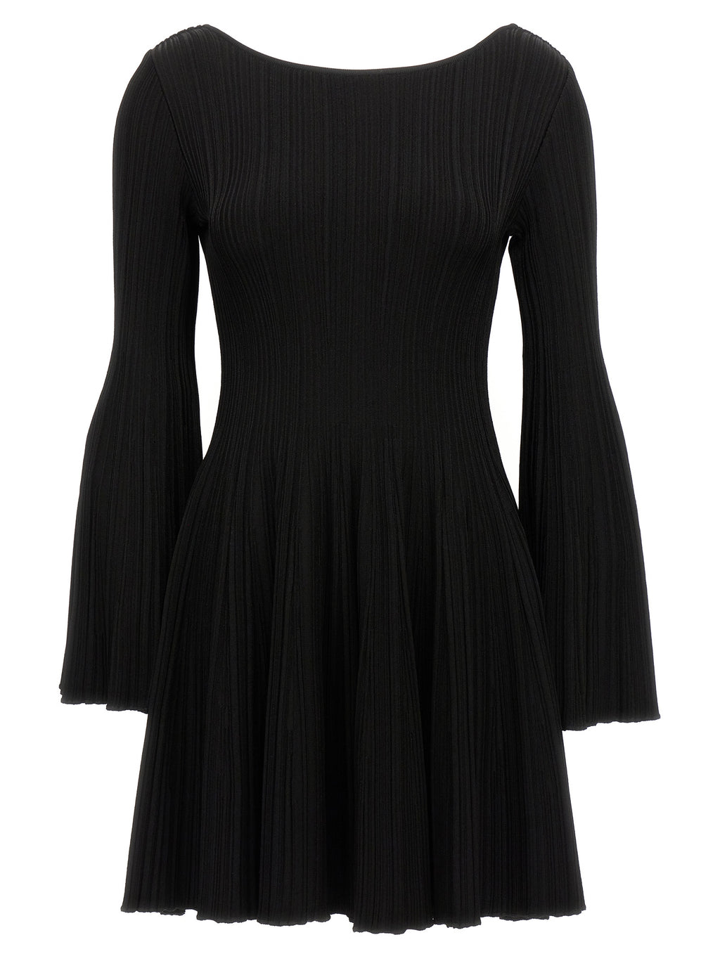 ANTONINO VALENTI Black Viscose Mini Skirt