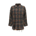 R13 Multicolor Cotton Pattern Shirt