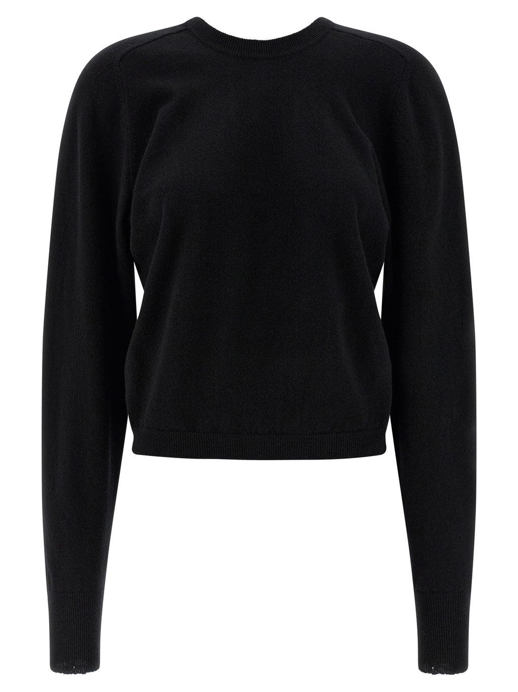 Maison Margiela Black Virgin Wool Cardigan