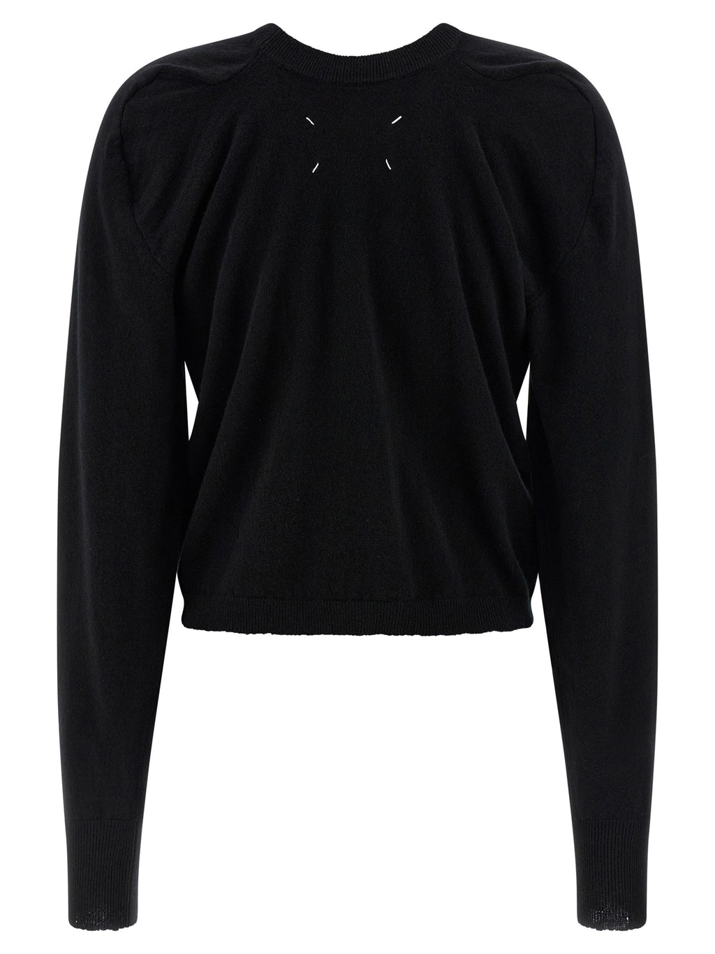 Maison Margiela Black Virgin Wool Cardigan