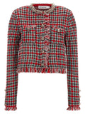 Self-Portrait Multicolor Cotton Full-Length Jacket
