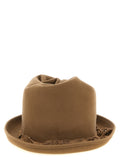 Yohji Yamamoto Beige Wool Fedora