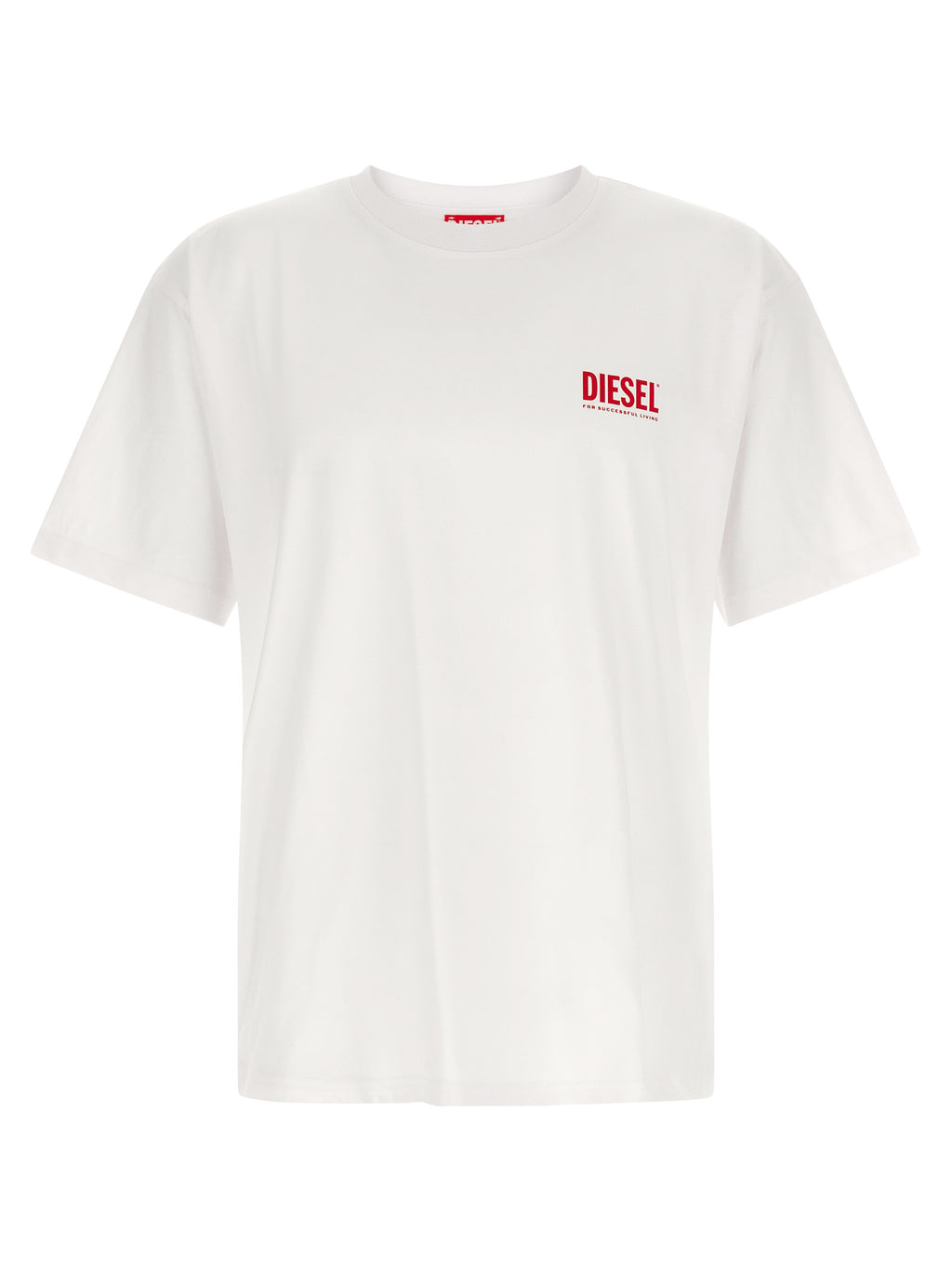 Diesel White Cotton T-Shirt