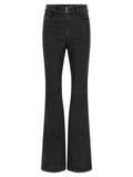 Diesel Black Cotton Slim Fit Jeans