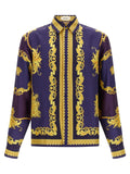 Versace Multicolor Silk Blouse