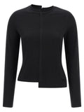 Y-3 Black Cotton Long Sleeve T-Shirt