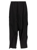 Yohji Yamamoto Black Wool Casual Pants