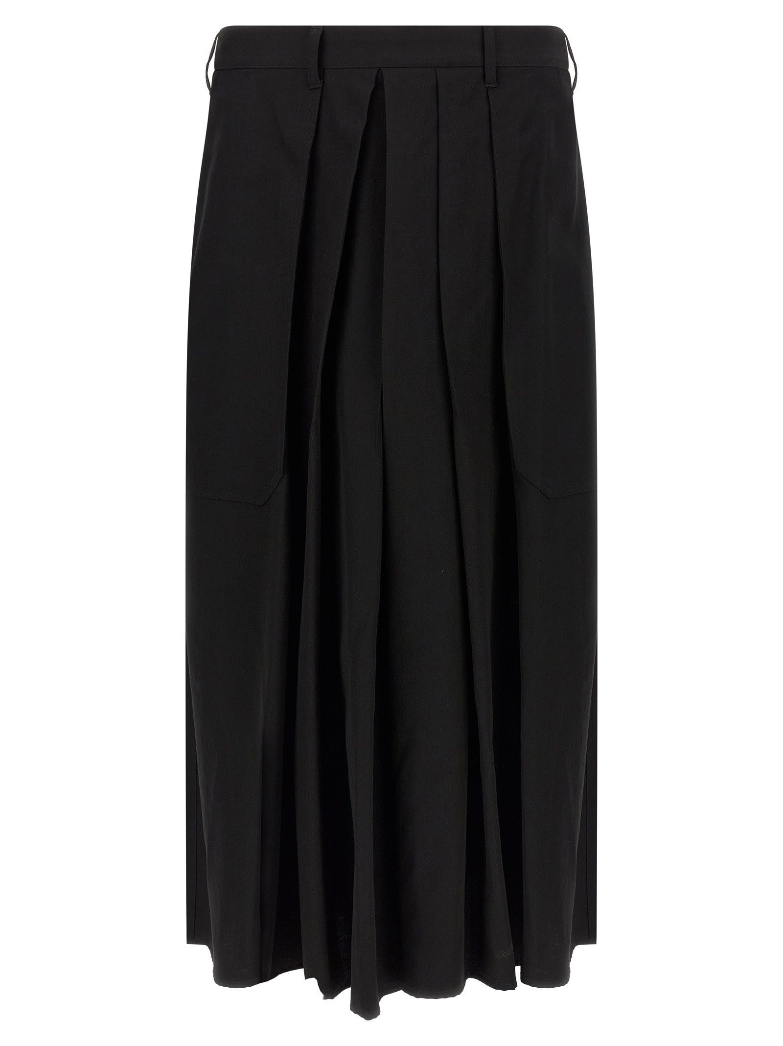 Yohji Yamamoto Black Wool Casual Pants