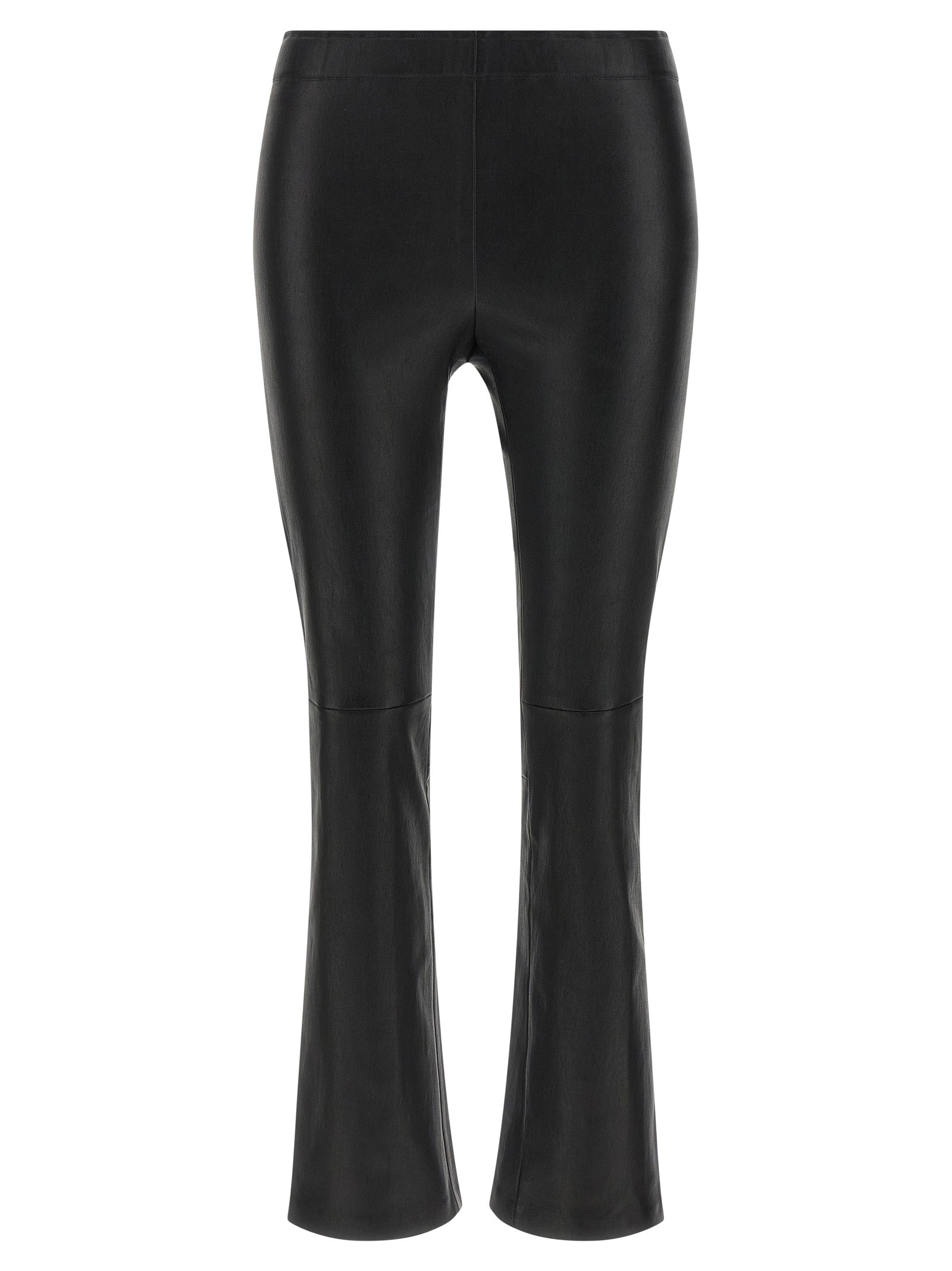 STOULS Black Leather Pants