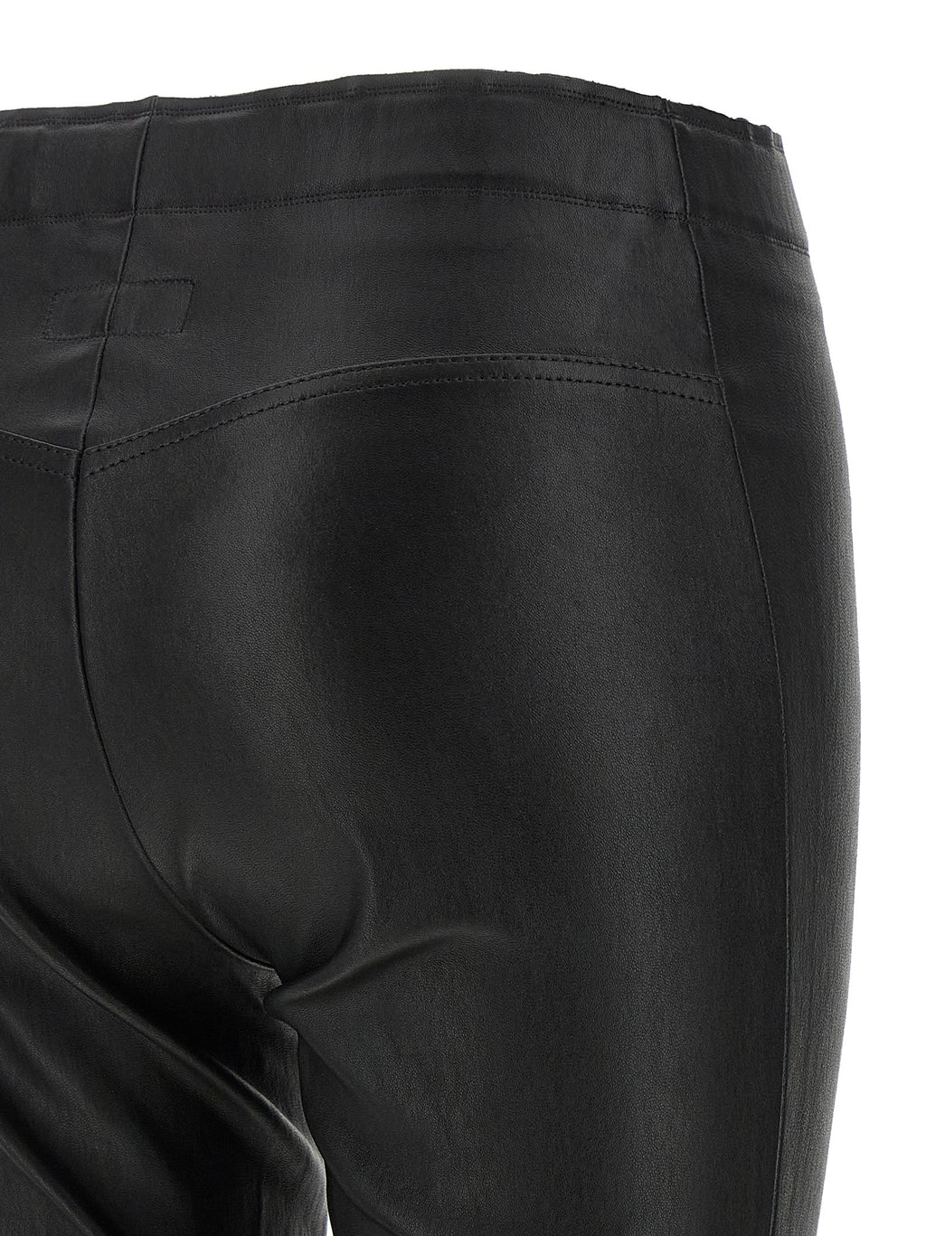 STOULS Black Leather Pants