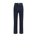 Jacob Cohen Blue Polyester Cropped Jeans