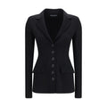 Dolce & Gabbana Black Wool Oves Aries Full-Length Jacket